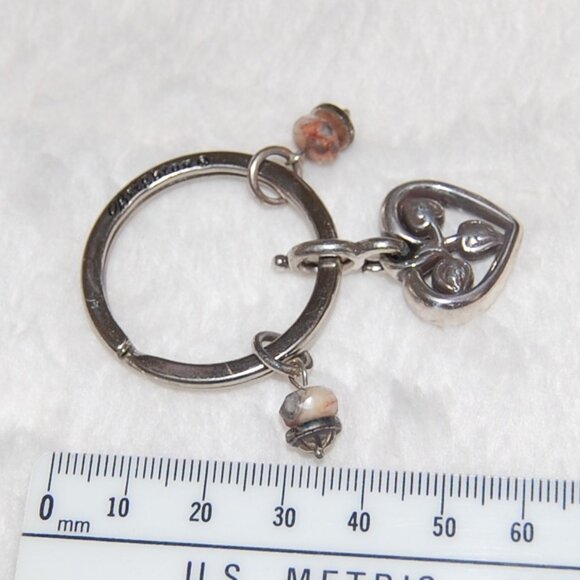 NWOT Vintage (2000) Brighton Heart Charm Key Fob - Picture 6 of 7